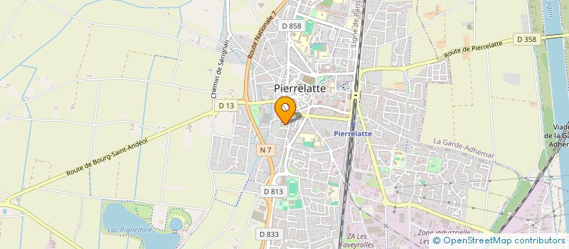 localisation de l'entreprise LEX 26  PIERRELATTE