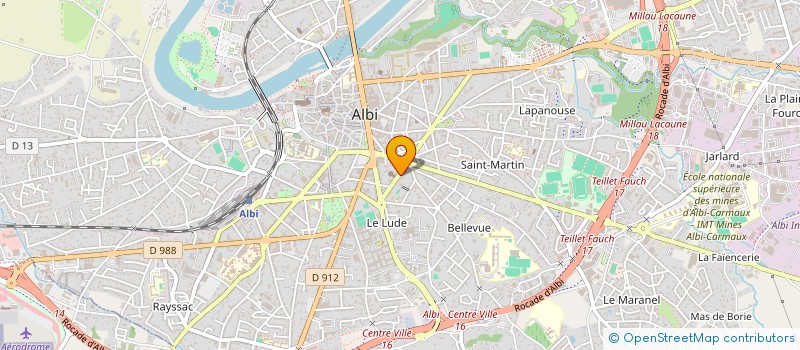 localisation de l'entreprise LEX AEQUO à ALBI