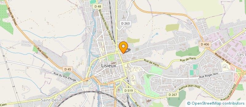 localisation de l'entreprise LEX'ALTIS à LISIEUX