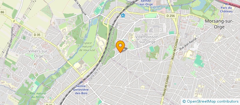 localisation de l'entreprise LEX COM à VILLEMOISSON-SUR-ORGE