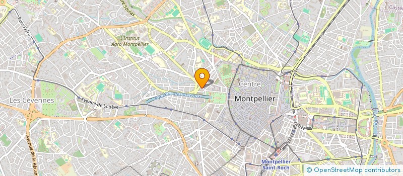 localisation de l'entreprise LEX COMMUNICA FORMATION à MONTPELLIER