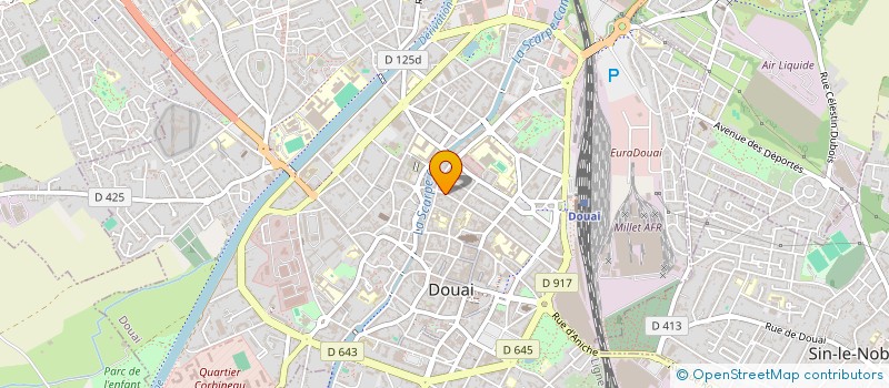 localisation de l'entreprise LEX'EVENT à DOUAI