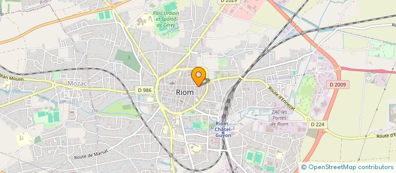 localisation de l'entreprise LEX FIRMA  RIOM