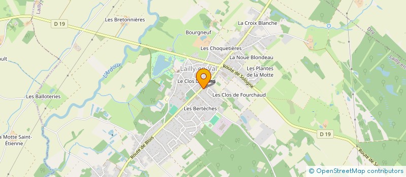 localisation de l'entreprise LEX IMMO à LAILLY-EN-VAL