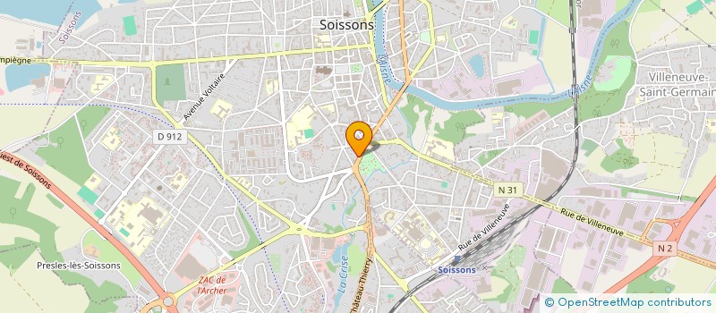 localisation de l'entreprise LEX IMMO à SOISSONS