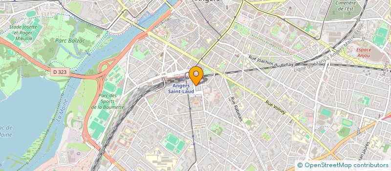 localisation de l'entreprise LEX MJ à ANGERS