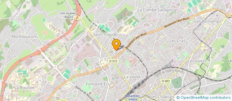 localisation de l'entreprise LEX TO à BESANCON