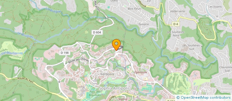 localisation de l'entreprise LEX-UP  VALBONNE