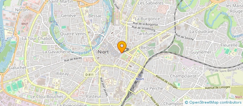 localisation de l'entreprise LEX9BIS à NIORT