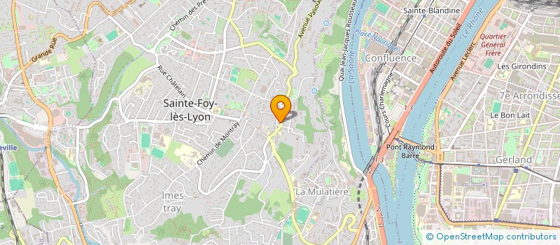 localisation de l'entreprise LEXA  SAINTE-FOY-LES-LYON