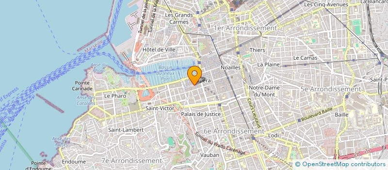 localisation de l'entreprise LEXA à MARSEILLE 1ER