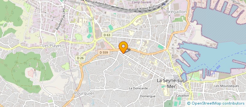localisation de l'entreprise LEXA DOMINI & NATHALIE BENAIOUN-FATTICCI à LA SEYNE-SUR-MER