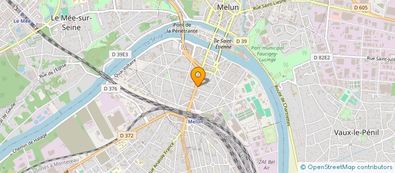localisation de l'entreprise LEXA IMMOBILIER à MELUN