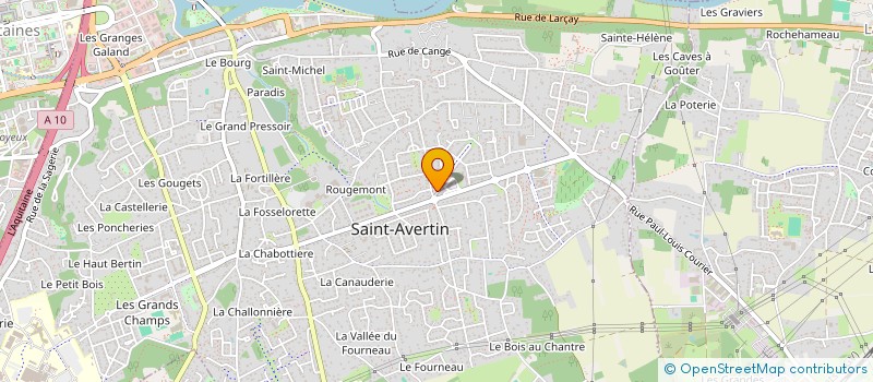 localisation de l'entreprise LEXA IMMOBILIER à SAINT-AVERTIN