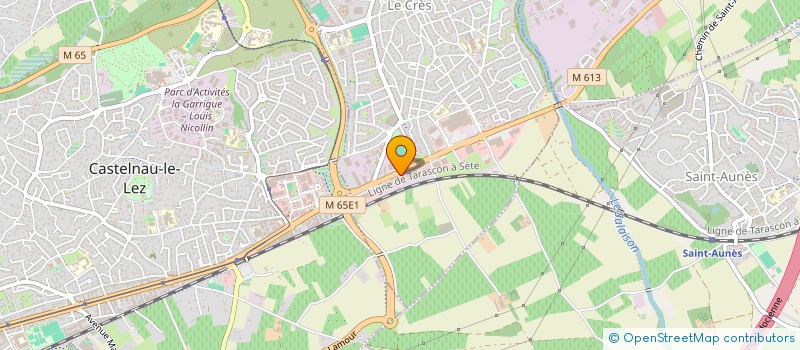 localisation de l'entreprise LEXA IMMOBILIER à LE CRES