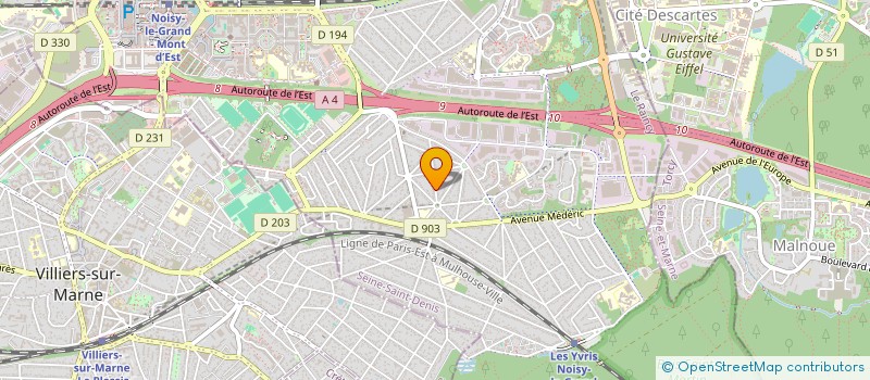 localisation de l'entreprise LEXA VTC  NOISY-LE-GRAND