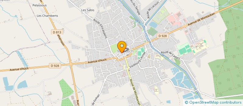 localisation de l'entreprise LEXACTA JURIS  MONTECH