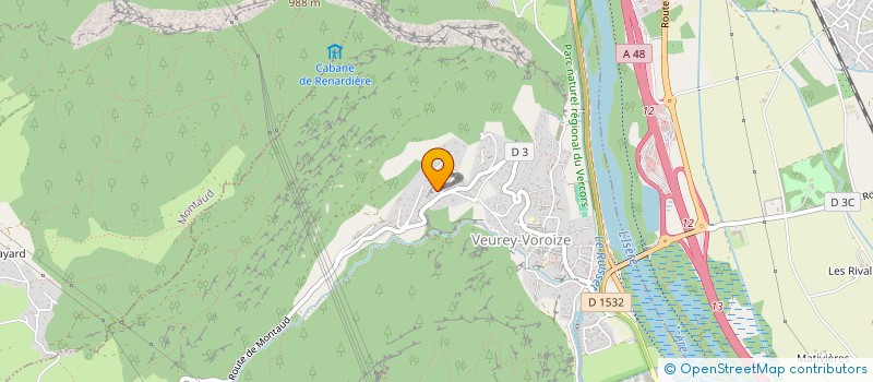 localisation de l'entreprise LEXACTITUDE  VEUREY-VOROIZE