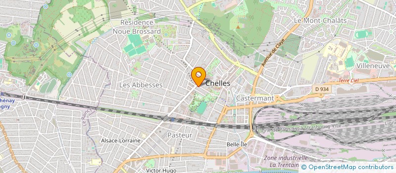 localisation de l'entreprise LEXADS  CHELLES