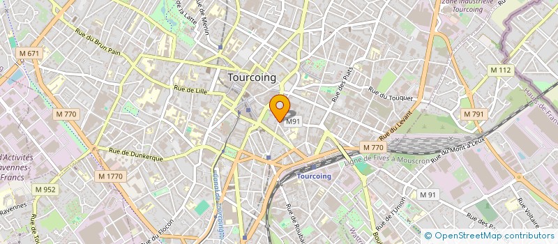 localisation de l'entreprise LEXAGONE à TOURCOING