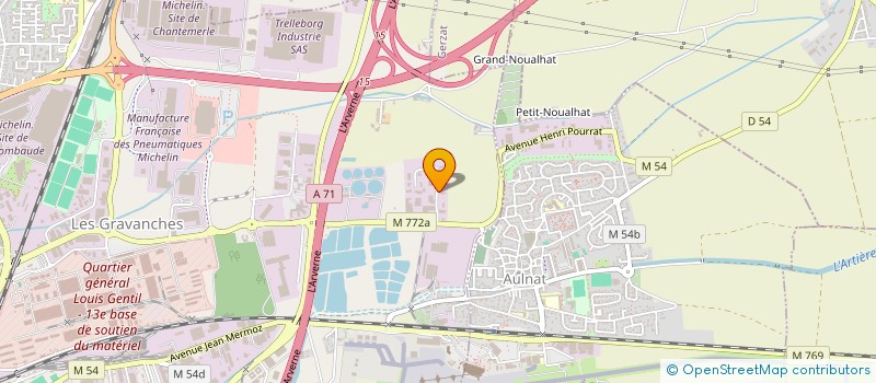 localisation de l'entreprise LEXAGONE HYGIENE & SANTE  AIGUEPERSE