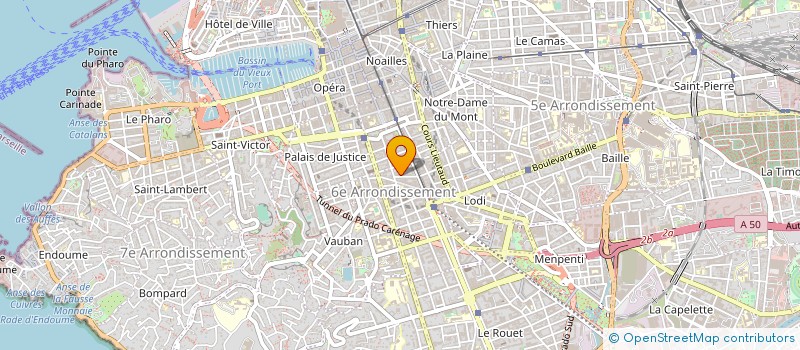 localisation de l'entreprise LEXAGONES à MARSEILLE