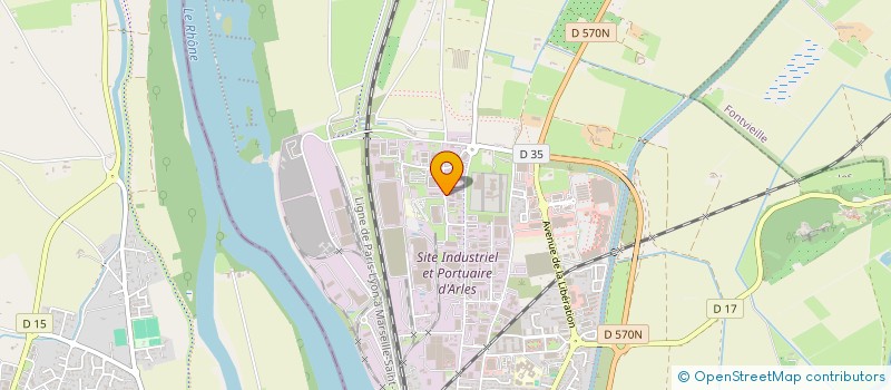 localisation de l'entreprise LEXAIR à ARLES