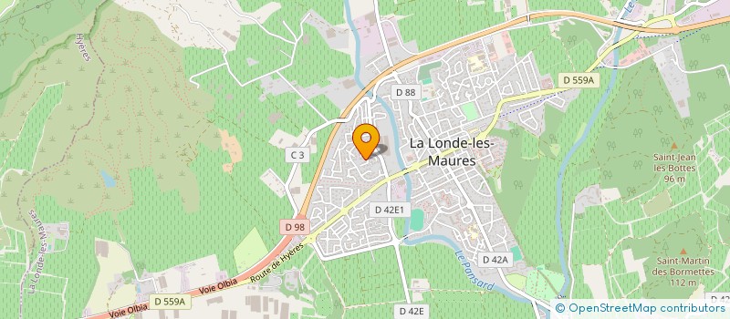 localisation de l'entreprise LEXALOU à LA LONDE-LES-MAURES