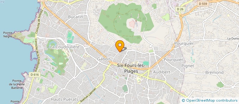 localisation de l'entreprise LEXAME à SIX-FOURS-LES-PLAGES