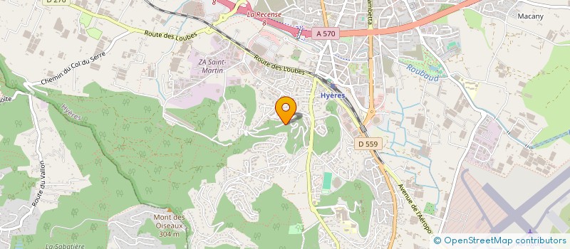 localisation de l'entreprise LEXAN DEVELOPPEMENT à HYERES