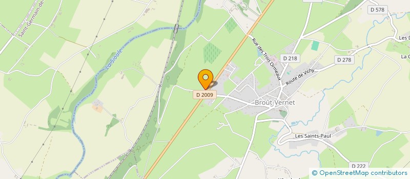 localisation de l'entreprise LEXANNA  BROUT-VERNET