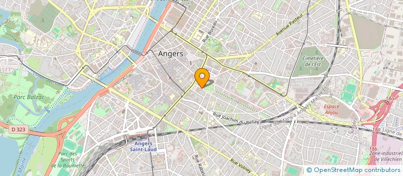 localisation de l'entreprise LEXCAP  ANGERS