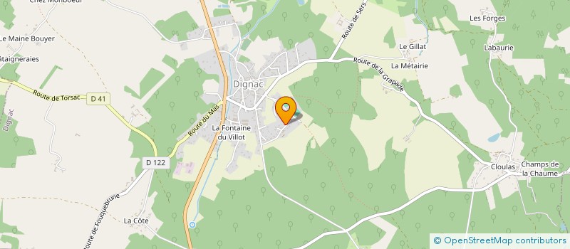 localisation de l'entreprise LEXCELLENCE FRANCE  DIGNAC