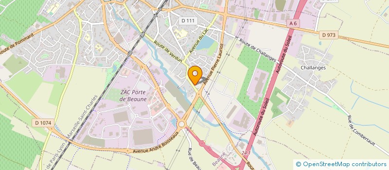 localisation de l'entreprise LEXCO NOTAIRES à BEAUNE