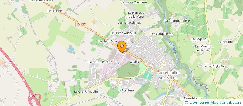 localisation de l'entreprise LEXEL PREVENTION  AIGREFEUILLE-SUR-MAINE