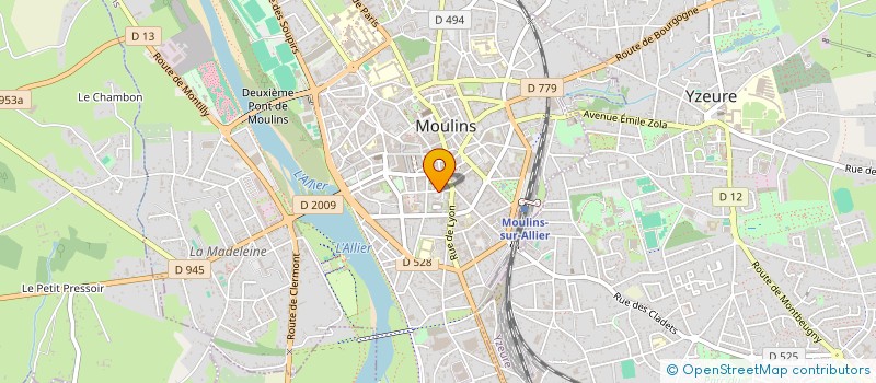localisation de l'entreprise LEXELL à MOULINS