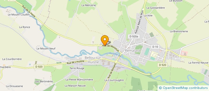 localisation de l'entreprise LEXEME TRADUCTIONS à REMALARD-EN-PERCHE