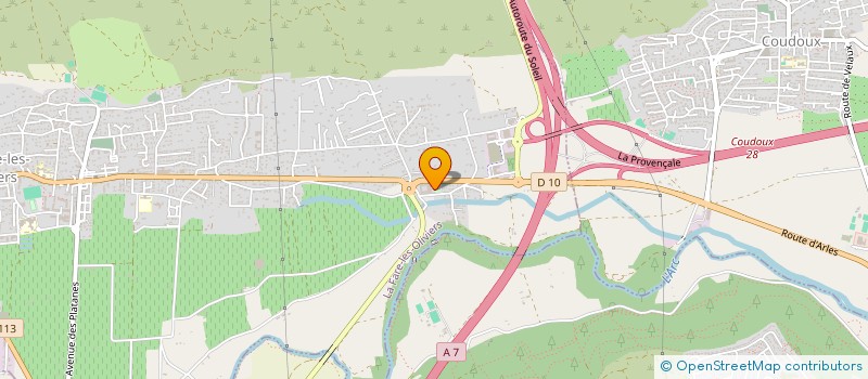 localisation de l'entreprise LEXENCE IMMOBILIER  LA FARE-LES-OLIVIERS