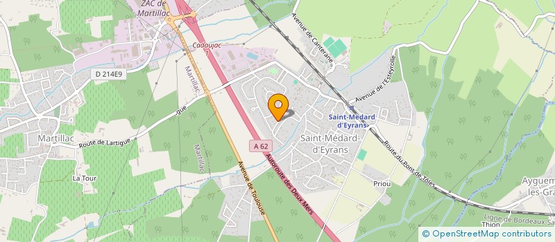 localisation de l'entreprise LEXEO  SAINT-MEDARD-D'EYRANS