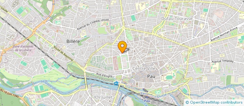 localisation de l'entreprise LEXEO FINANCES à PAU