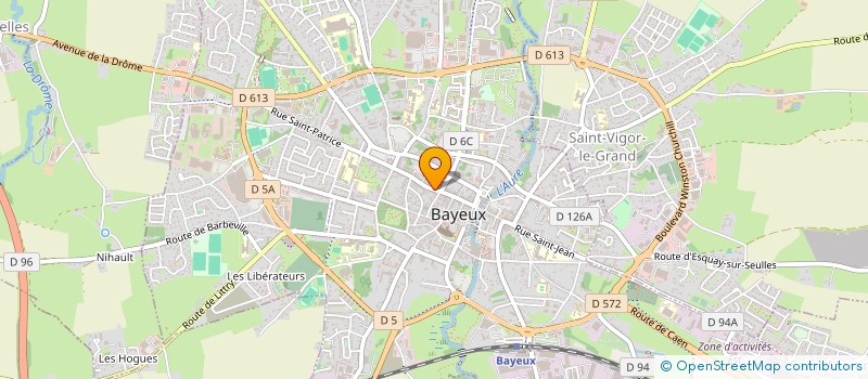 localisation de l'entreprise LEXGUI  BAYEUX