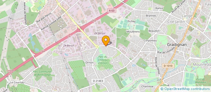 localisation de l'entreprise LEXHUKA à GRADIGNAN