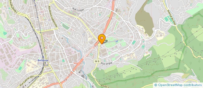 localisation de l'entreprise LEXI GESTION  SAINT-ETIENNE