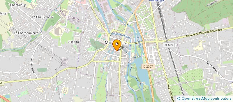 localisation de l'entreprise LEXIA à MONTARGIS