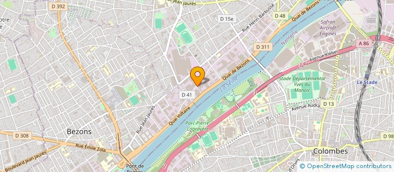 localisation de l'entreprise LEXIA FERMETURES à ARGENTEUIL