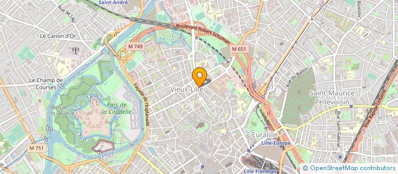localisation de l'entreprise LEXIA GEIE à LILLE