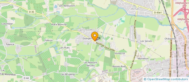 localisation de l'entreprise LEXIC  ARNAS