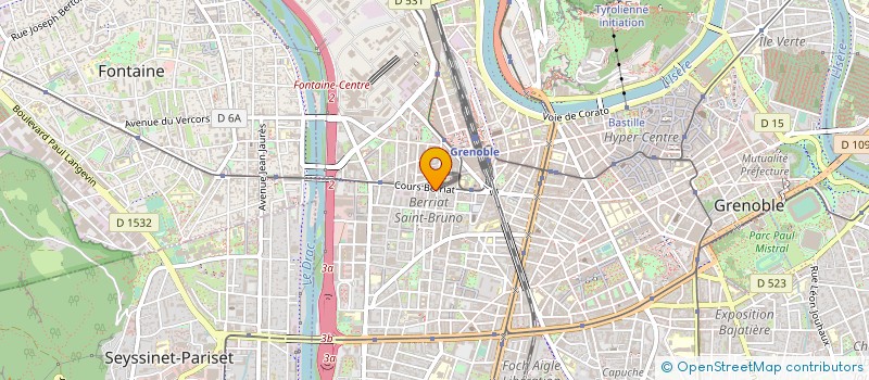 localisation de l'entreprise LEXIC AVOCATS  GRENOBLE