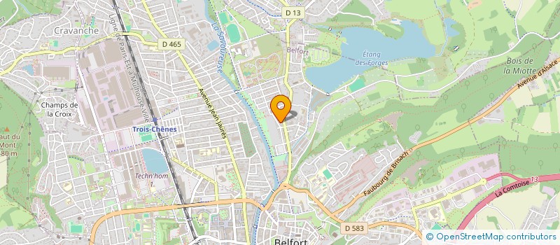 localisation de l'entreprise LEXICAL  NICE