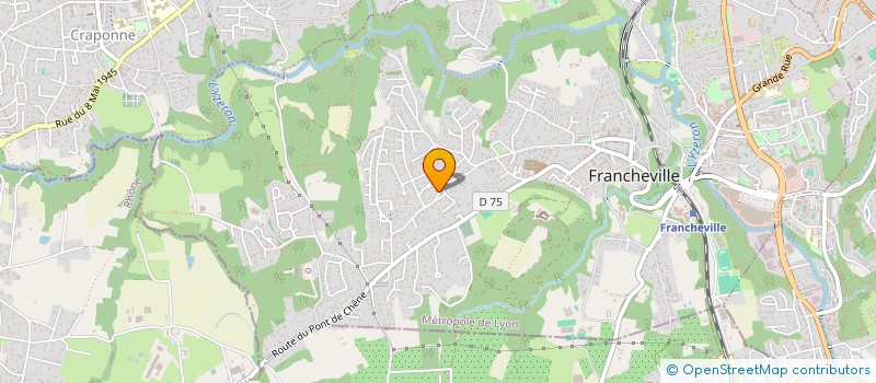 localisation de l'entreprise LEXIDATA SUD EST  FRANCHEVILLE